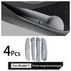 Car Door Storage Box For Tesla Model Y Model 3 Highland 2023 2024 TPE Gate Slot Anti Dirty Storage Organizer Tidying Car Accesso