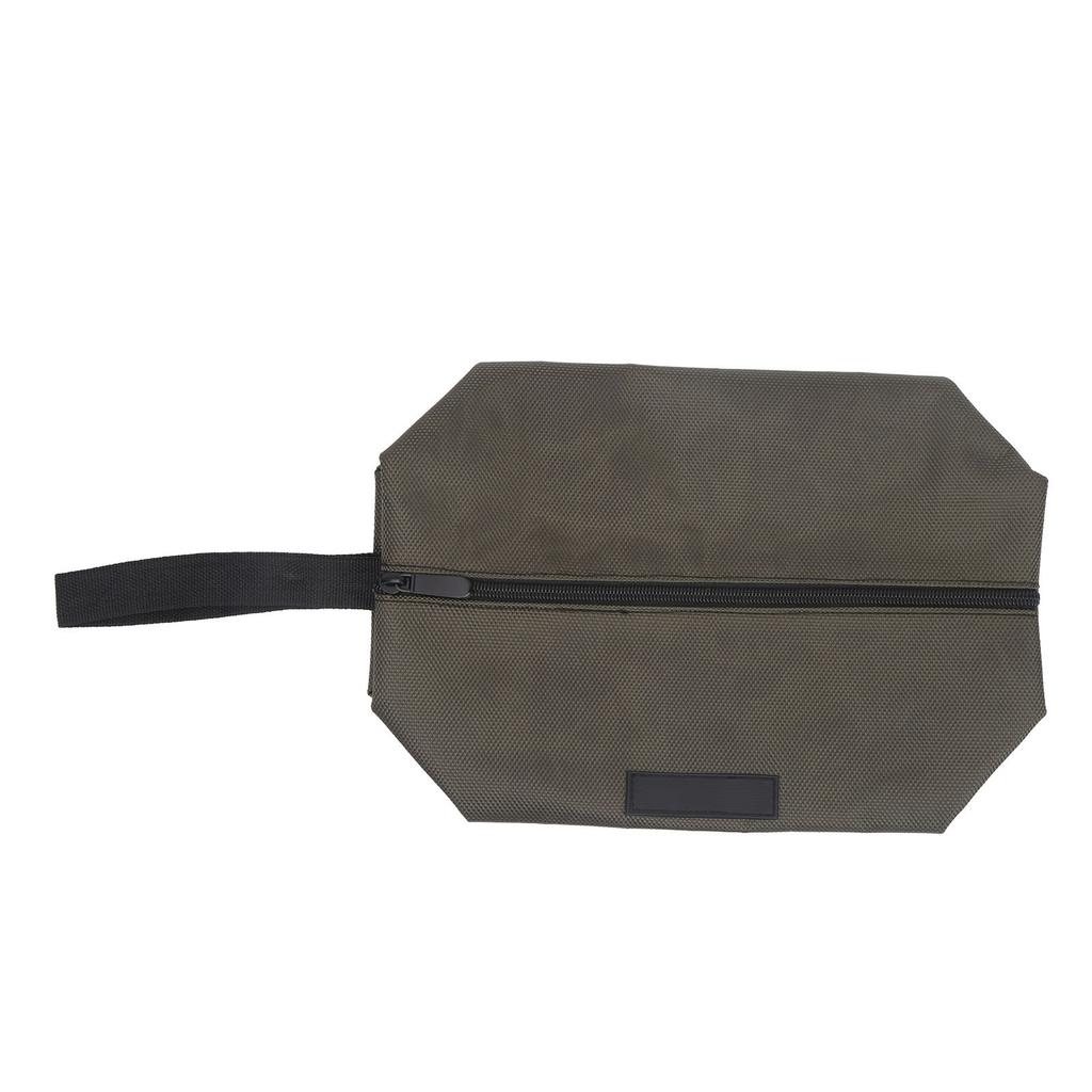 Tool Bag MultiPurpose Thick Electrician Portable Waterproof 1680D Oxford Cloth L(Red )