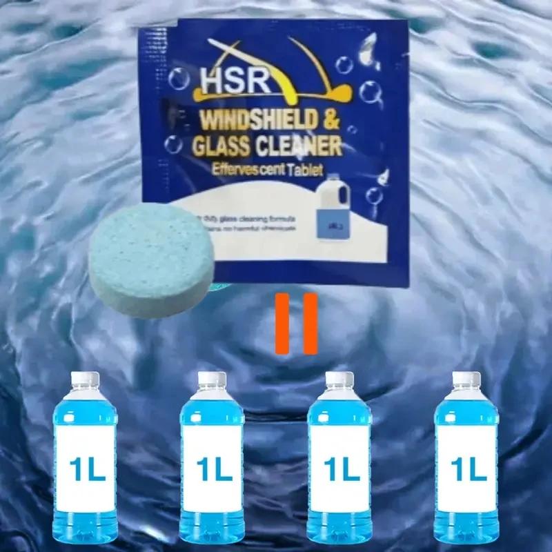 20/40 Stück Fester Auto-Windschutzscheibenreiniger Konzentrierte Brausetabletten für die Reinigung von Autoscheiben, Scheibenwischern, Küchenfenstern und Toiletten