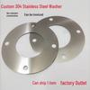 Ultra-Thin 304 Stainless Steel Gasket Shim 0.03/0.05/0.1mm Non-Standard Flat Washer