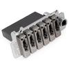 Wilkinson WVS50IIK 10.5mm String Pitch, Two-Point Steel Saddle Tremolo Bridge Assembly with Full Steel Block for USA/Mexico/Japan/Korea Strats, Chrome