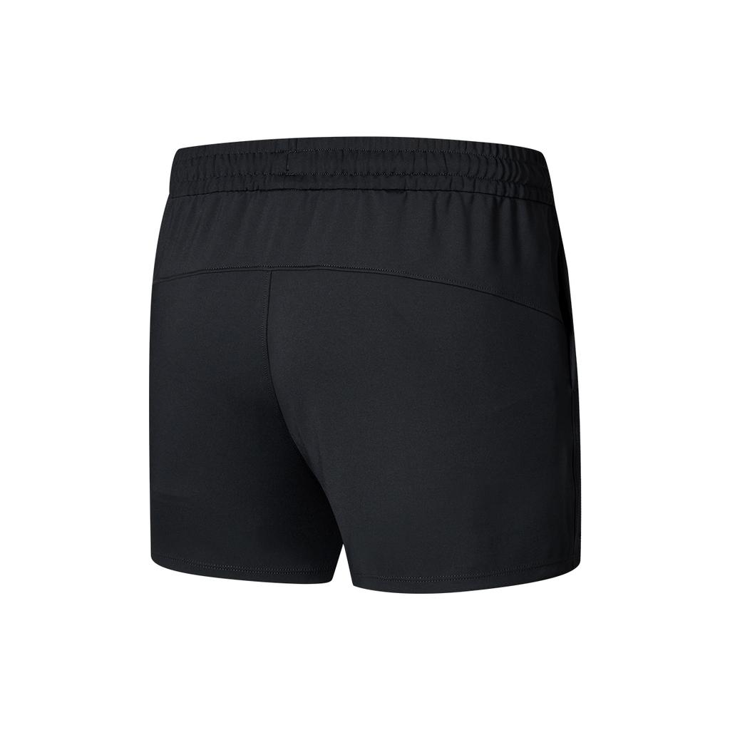 Saucony Fashion Simple Versatile Lace-Up Three-Quarter Casual Shorts Unisex shorts Black SA1259HP52L-BK001