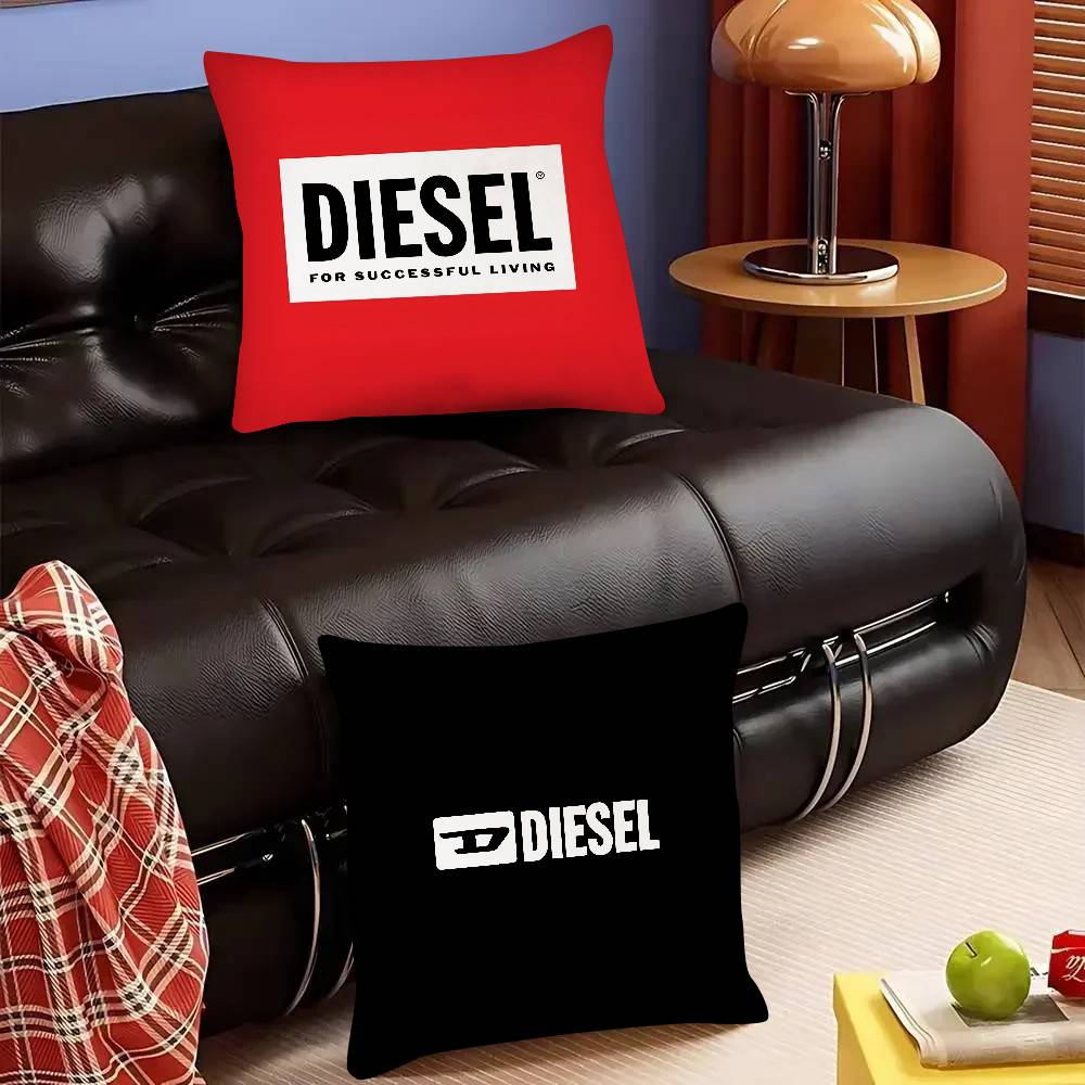 Luxury D-diesElS-Design Pillow Case Fashion Square Pillowcase Bedroom Sofa Room Ins Decoration Leisure