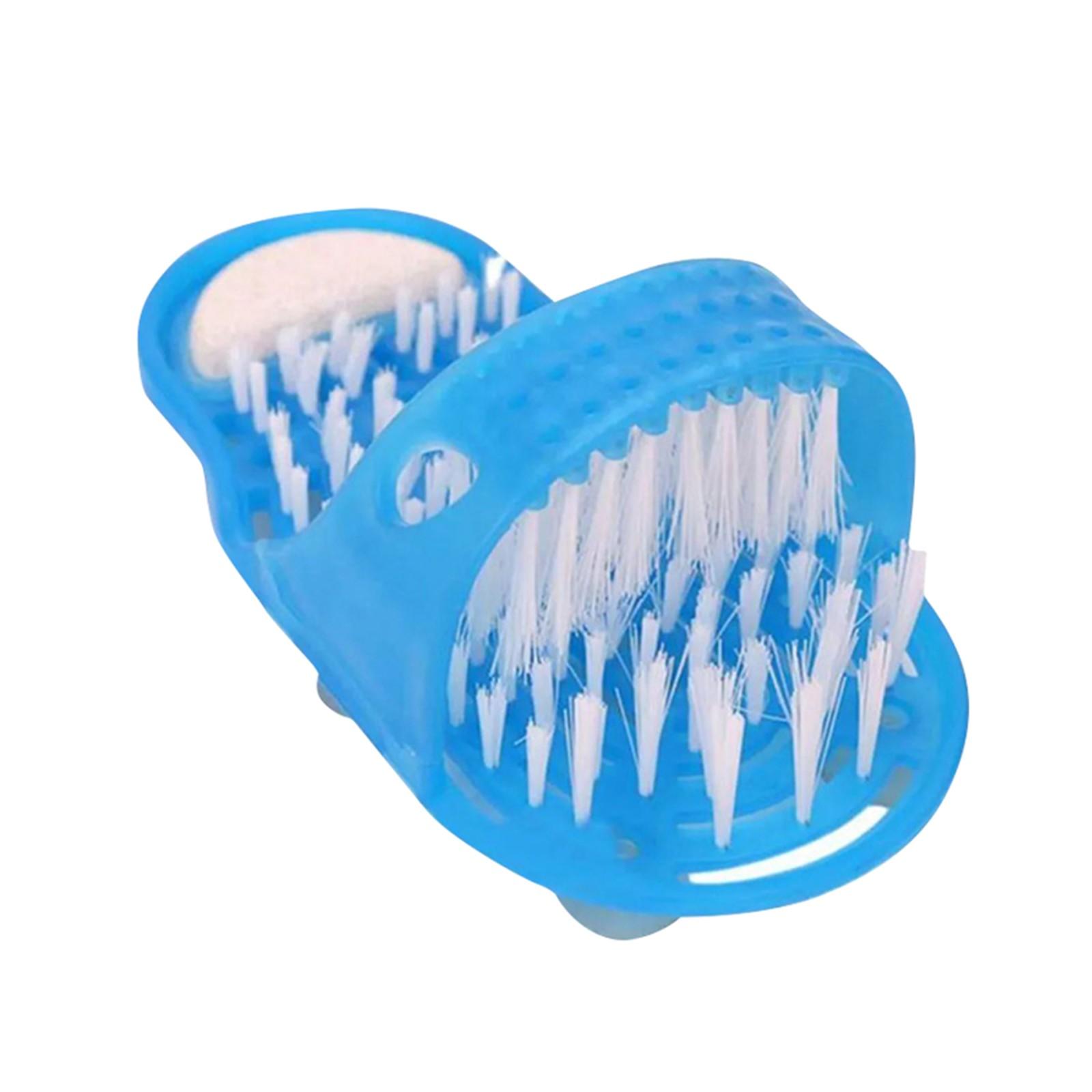 

Тапочки для ванной, Тапочки для массажа ног в ванной, Тапочки с присоской для растирания ног One Size синий