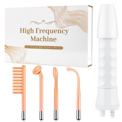 Hochfrequenz-Gesichtsmaschine, Faltenentfernung, Akne-Werkzeug, Haut, Schönheit, Spa, Elektrotherapie-Stab, Glas, Hautpflege-Instrument