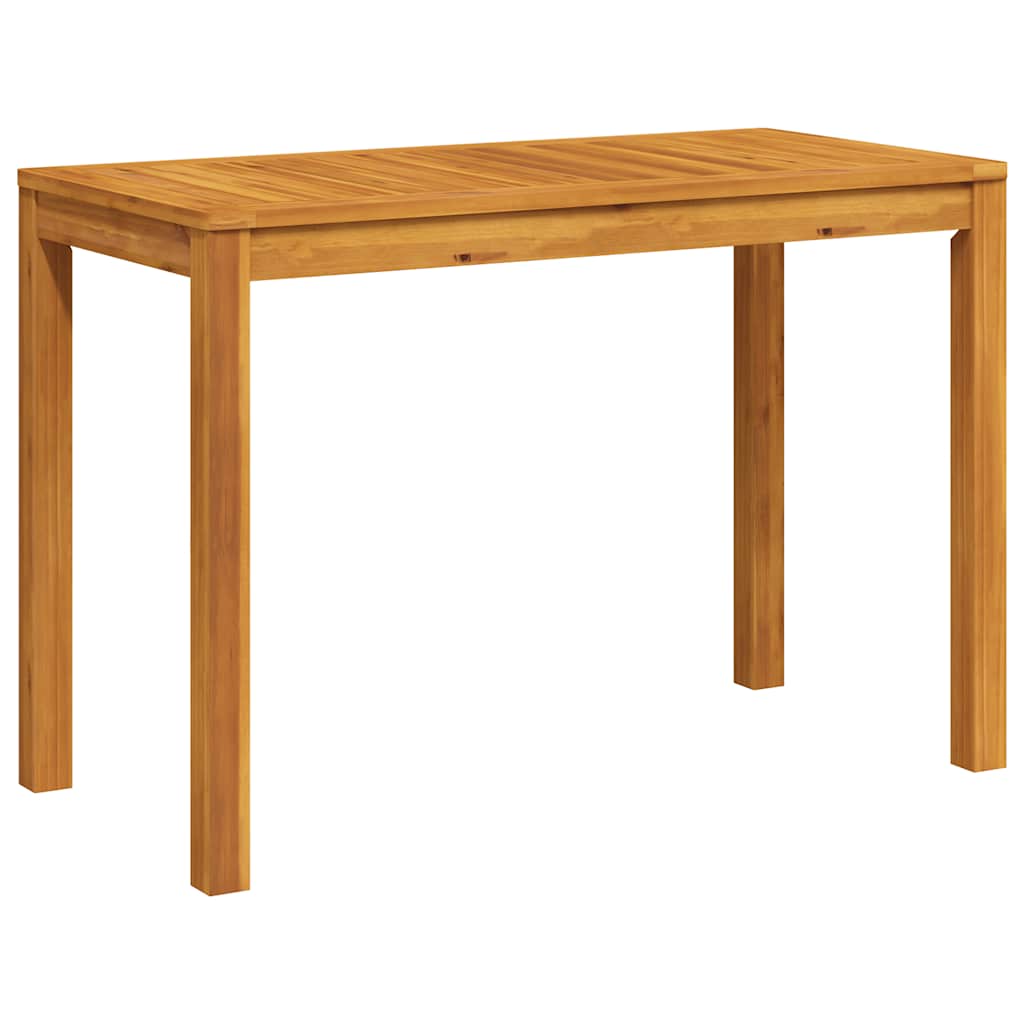 Garden Dining Table 110x55x75 Cm Solid Acacia Wood