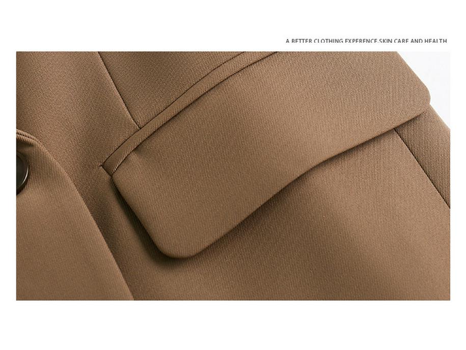 2026 Autumn Korean Street Style Loose Coffee Suit Jacket for Women