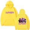 Kpop Demon Hunters Hoodie Cute Funny Rumi Mira Zoey Eat Ramen Pullover Hoodies Men Women Vintage Fashion Trend Tracksuit