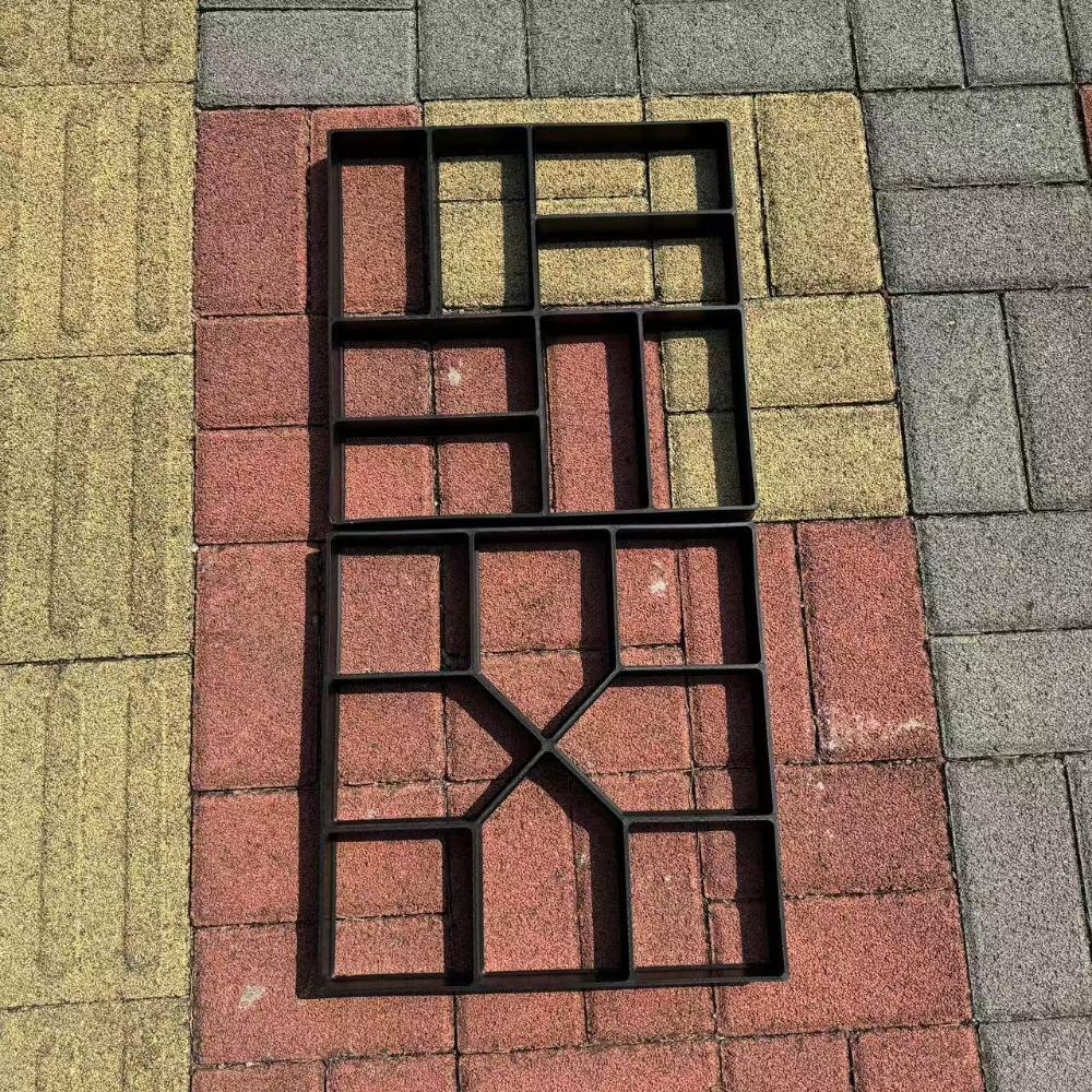 DIY Manual Concrete Paving Mold, Household Garden Walkway Making Tool, Self-made Cement Brick Path Mould