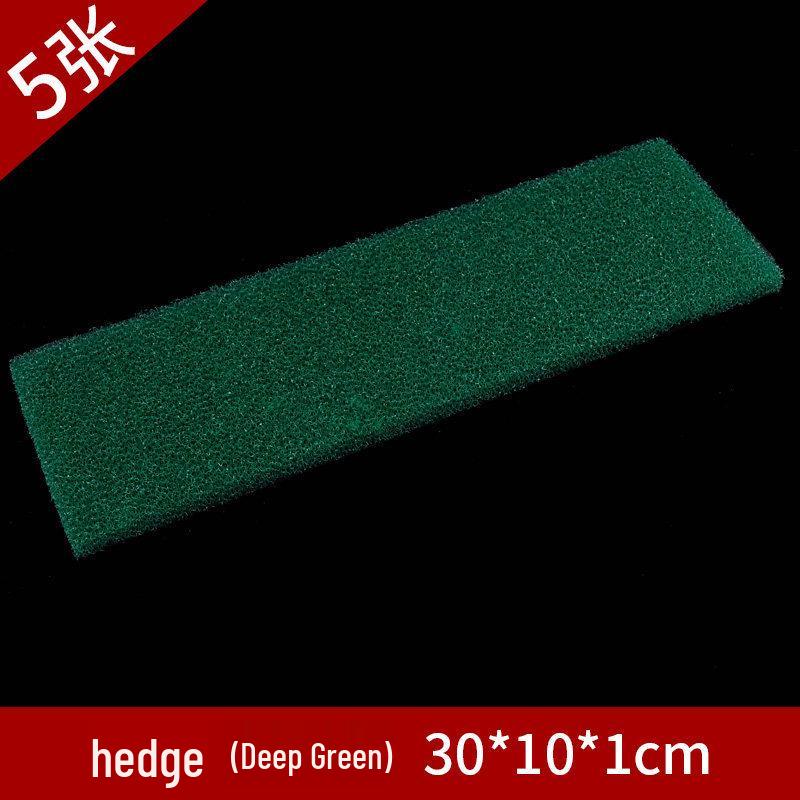 DIY Green Hedge Sandbox Shrub Model Materials for Outdoor Landscape and Simulation