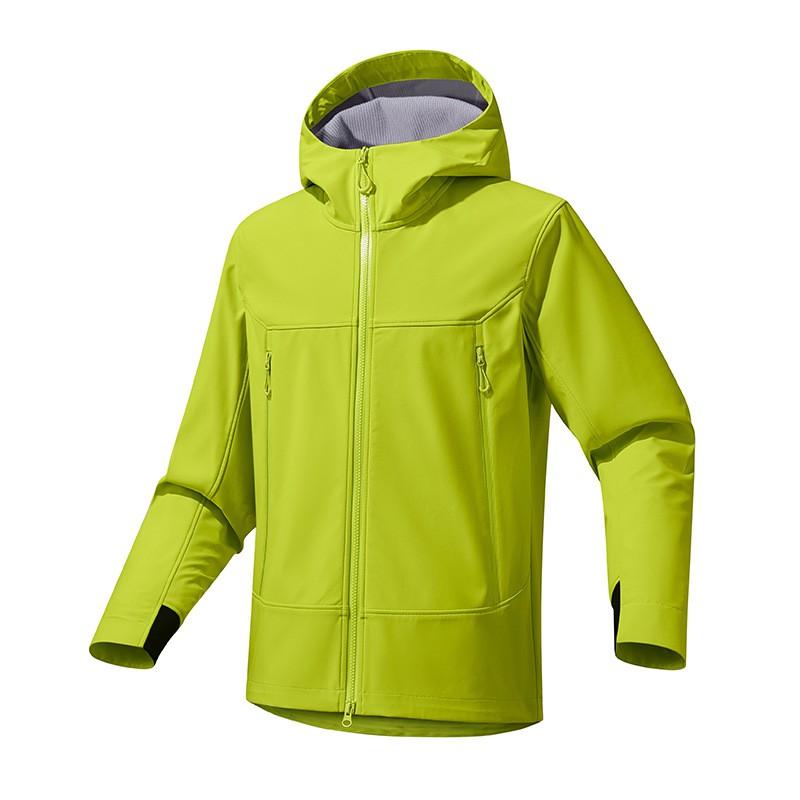 Unisex Softshell Jacket With Hood Skiing Hiking Outdoor Sports Windproof Warm Lightweight