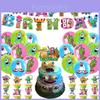 Set Decorațiuni Petrecere de Ziua My Singing Monster Steag Baloane Toppere Tort și Altele