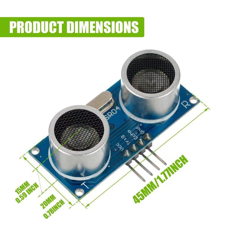 Ultrasonic sensor HC-SR04 HCSR04 to world Wave Detector Ranging Module HC SR04 Distance Sensor For Arduino 3.3V-5V