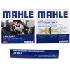 MAHLE LAK566P Air Conditioner Filter, Antibacterial, Antiviral, Natural Polyphenols, 3-Layer Construction, Deodorizing, PM2.5 Removal,