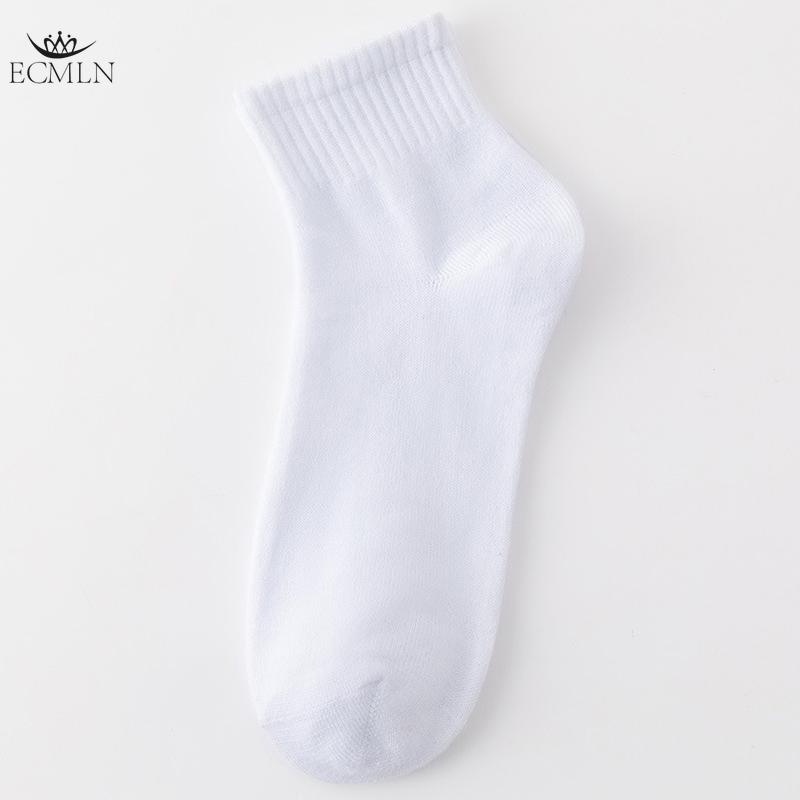 

Недорогие мужские носки средней длины на весну и лето, универсальные, черные, белые, серые, однотонные, спортивные, впитывающие пот и дышащие, повседневные спортивные носки 1 pair