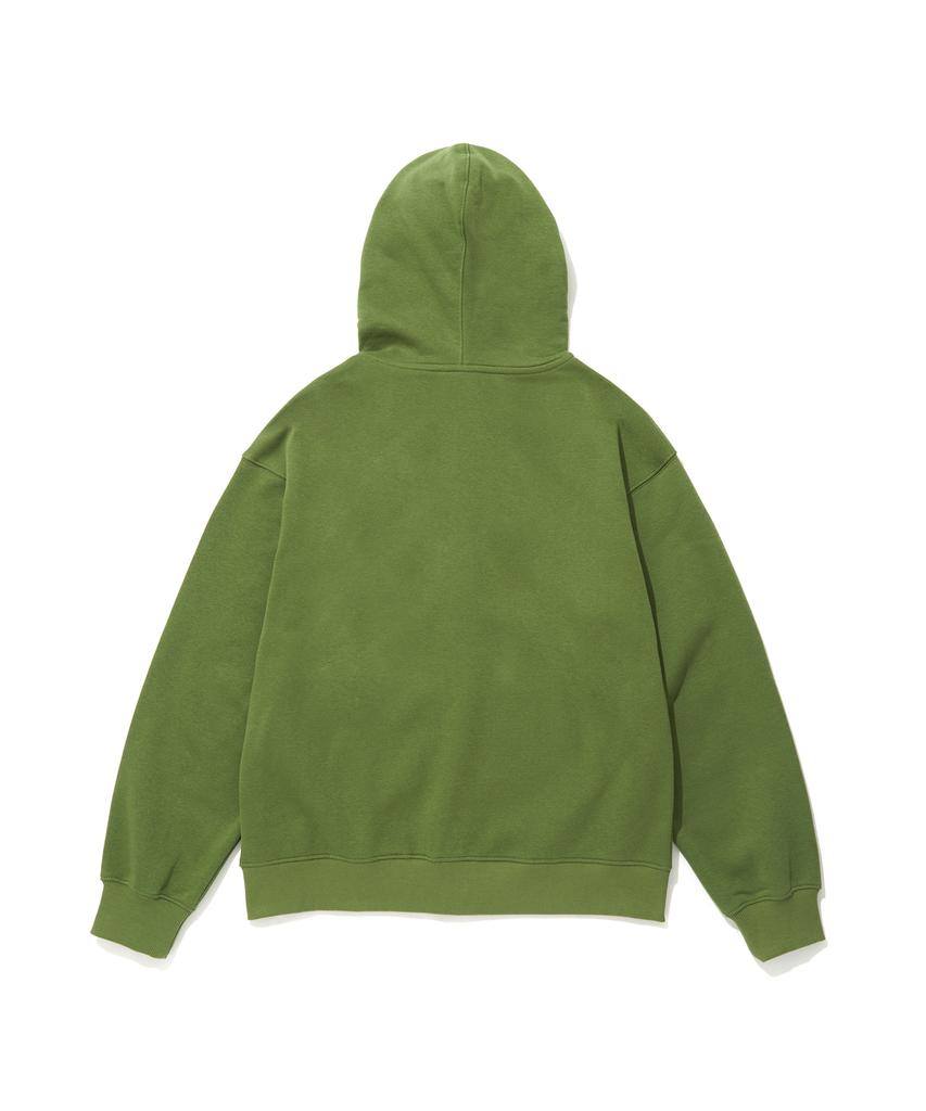 Kulte Script Chain Emb Hood Zip-UpGreen