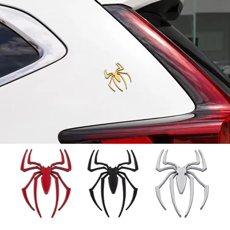 Universal 3D Metall Autoaufkleber Spider Auto Logo Chrom Abzeichen Auto Emblem Aufkleber Auto Styling Dekoration Auto Außenzubehör
