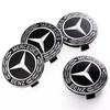 4pcs 75mm Car Wheel Hub Center Cover Modification Parts Suitable for Mercedes Benz W204 W205 AMG E210 E211 E212 E213 E214 W222