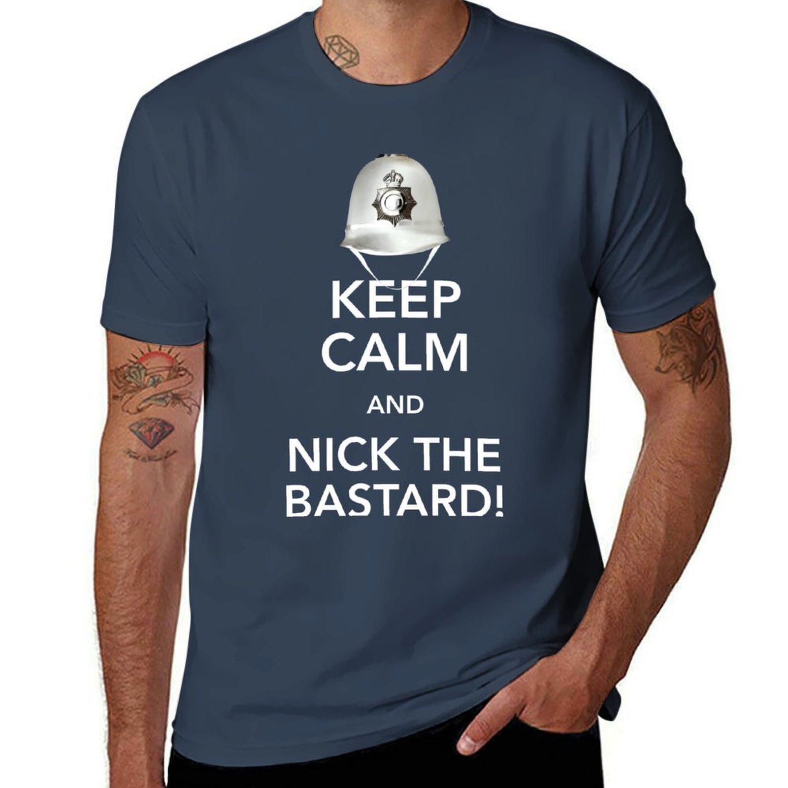 Keep Calm And Nick The Bastard Tshirt Plus Size Quick Dry Sports Tee S