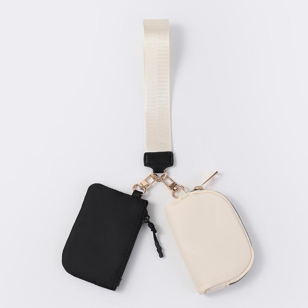 The same wrist bag portable mini fashion color matching change bag nylon waterproof storage key bag