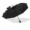 1 Stück Pinguin-Familien-Abenteuer Automatisches Öffnen/Schließen, 8-Rippen-Eisenrahmen, Kompakt faltbarer niedlicher Regenschirm Ganzjahres-Tragbarer Regenschirm für Reisen 030