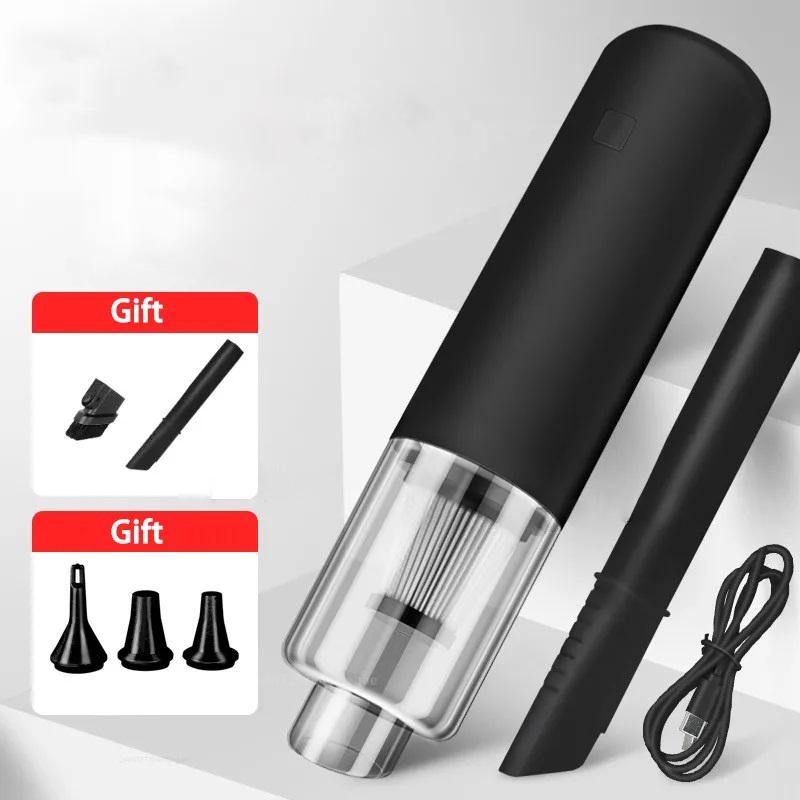 

3 в 1 автомобильный пылесос перезаряжаемый ручной пылесос автомобильный домашний двойной беспроводной пылеуловитель чёрный