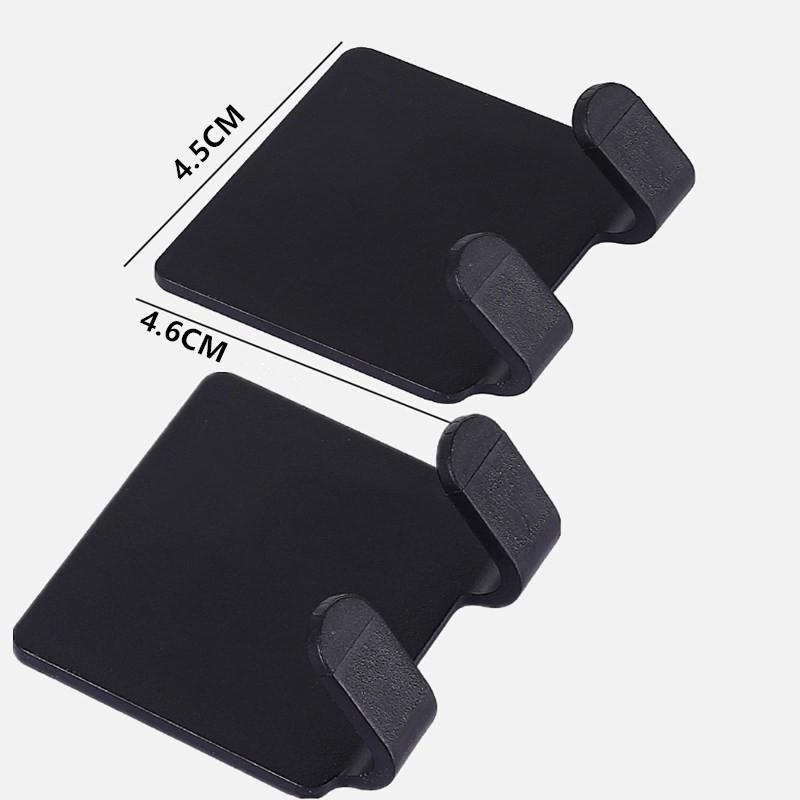 Adhesive No-Drill Razor Hook and Storage Bracket