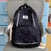 Schoolbag New Student School Bag Striped Polka Dot Casual Backpack Lightweight Large Capacity Backpack Outdoor Sports Travel Backpack