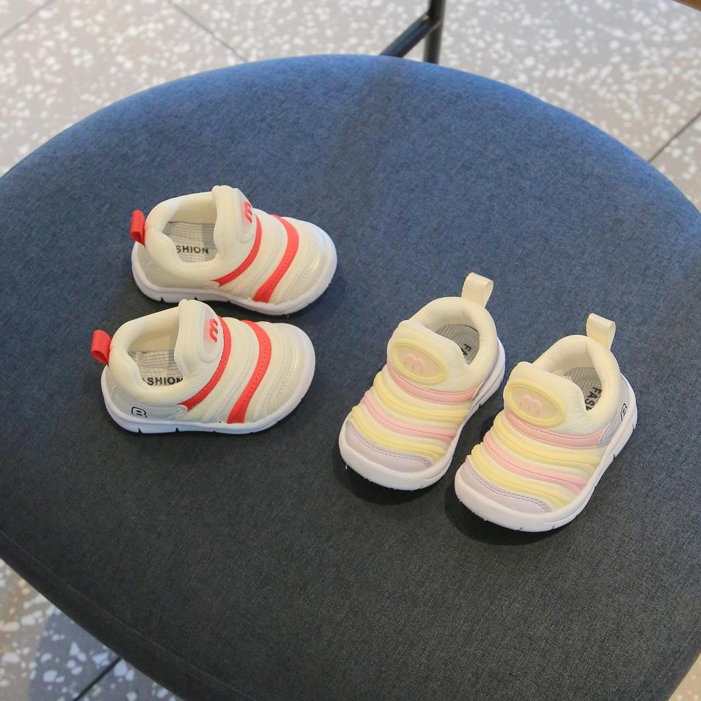 Spring Infant Caterpillar Walking Shoes: Breathable, Soft Sole, Lightweight, for Boys & Girls Ages 1-3