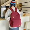 Factory Direct Nylon Solid Color Backpack Male College, Primary and Secondary School Students Backpack Female Nylon Backpack