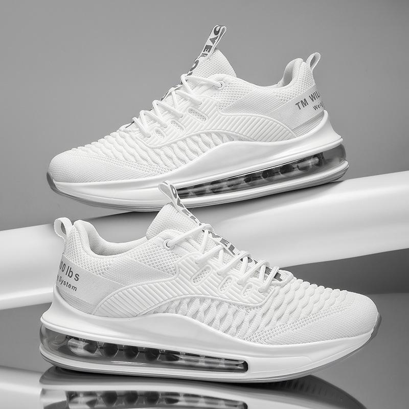 Neue Mode Sport- und Freizeitschuhe Herrenschuhe Übergröße Vollflächen-Luftpolster Laufschuhe Mesh-Schuhe