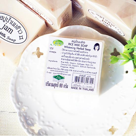 65g Πλούσιος Αφρός Χειροποίητο Ενυδατικό Σαπούνι Καθαρισμού Χεριών Χεριών Ρυζιού Γάλα