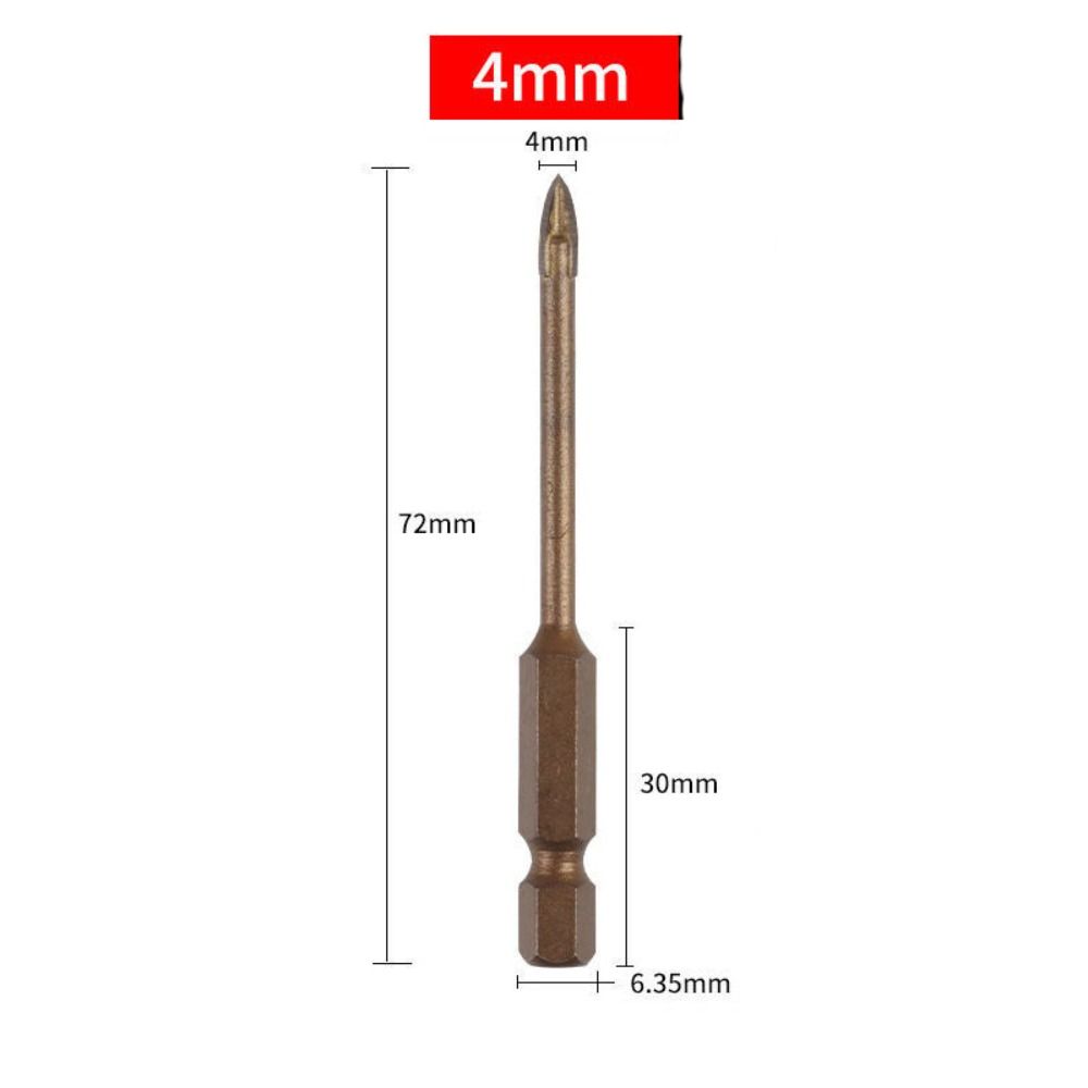 3/4/5/6/8/10/12mm Drill Bits Multifunctional Hole Opener Triangle Drill Bit  Glass Ceramic Concrete