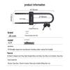 Jingdong Zao 4-Digit Password Glass Door U-Lock