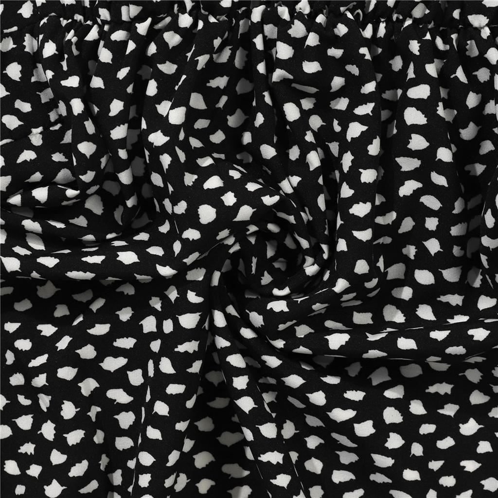 Women's Casual Fashion V-Neck Floral Print Short Sleeve Patry Dress