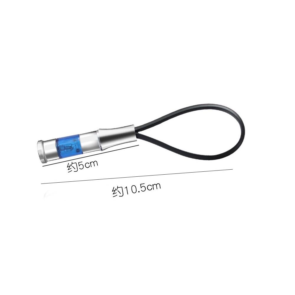 New Static Rod Electrostatic Discharger High Voltage Anti-Static Keychain Silver Tone Winter Dry Climate Static Eliminator