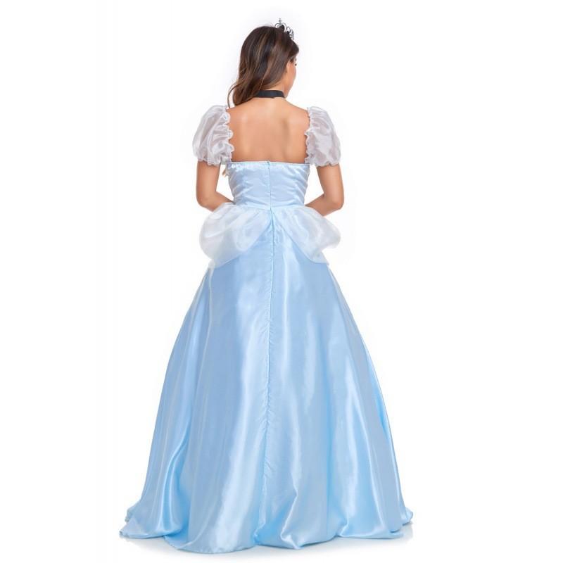Gorgeous Female Adult Cinderella Dress Made Of Premium Polyester For Festive Occasions