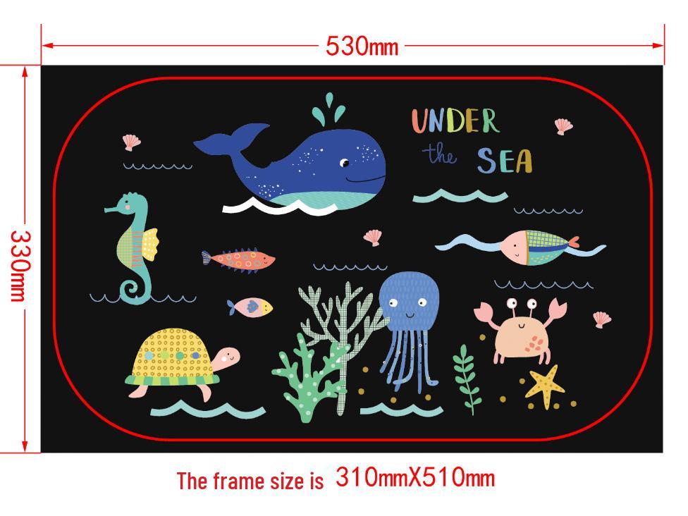Cartoon Print Sunscreen Heat Insulation Car Sun Shade