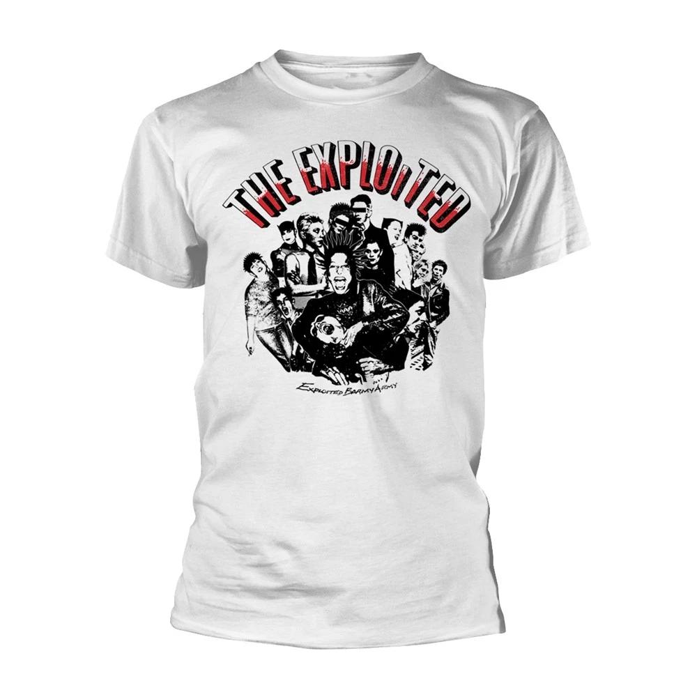 Exploited, The Barmy Army (White) Official Mens Unisex T-Shirt L