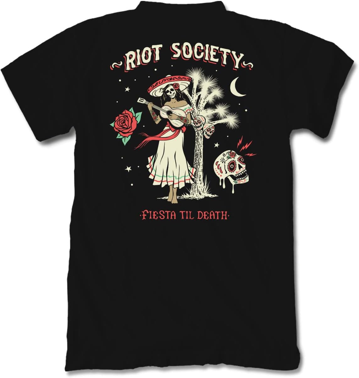 Riot Society Men s Short Sleeve Graphic Fashion T-Shirt Unisex T-Shirt XXL