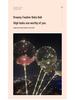 Transparent Floating Bobo Balloon Feather Decoration for Birthdays, Engagements, Banquets, and Weddings