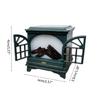 1:12 Scale Dollhouse Fireplace with LED Miniature Furniture Crafts Accessories