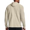 Under Armour Rush Solid Logo Print Drawstring Hoodie Men Hoodies Brown 1370450-279