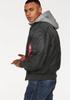 Winter Jacket Alpha Industries MA-1 D-Tec Hood Bomber Jacket (183110) Black (183110-03)