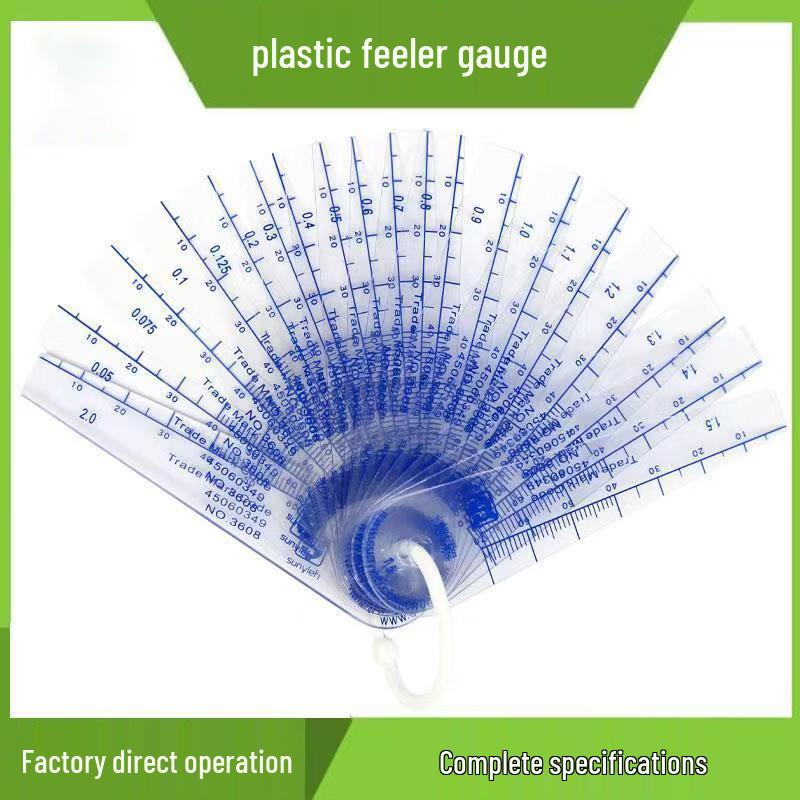 Metric Plastic Feeler Gauge Set TY0223P