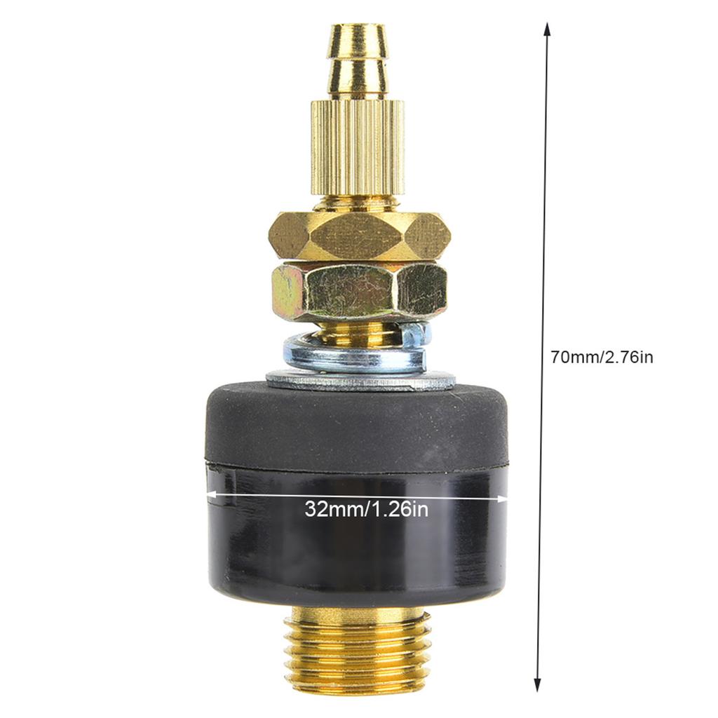 Argon Arc Welding Machine Gas Electric Quick Connector for Welder Torch 70x32mm