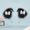 Cute Simulation Beast Ear Hair Accessories Beast Tail Comic Show Accessories Tail Fold Ears Cute Dog Ears Dog Tail Headband Headband Headgear Set