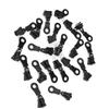 20pcs Metal Alloy Zipper Sliders Size #5 Zip Fastener Repair Replacement Kit (Black)