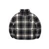 MLB New York Yankees Plaid Padded Lightweight Short Bread Cotton Jacket Winter Unisex Jacket Black 3ADJP0216-50CRS