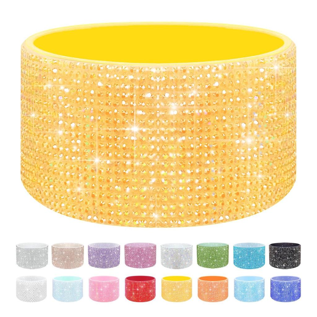 1Pcs Glitter Silicone Cup Base Cover Non-slip Boot Sleeve for Stanley Cups Water Bottle Bottom Protective Sleeve Cup Accessories